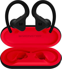 Monster DNA Fit - Wireless Arc Headphones - In-Ear Bluetooth Earbuds - Noise Reduction - Waterproof - Ergonomic - Black