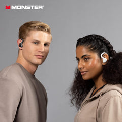 Monster DNA Fit - Wireless Arc Headphones - In-Ear Bluetooth Earbuds - Noise Reduction - Waterproof - Ergonomic - Black